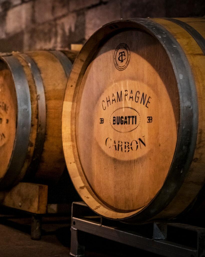 Carbon Champagner Fässer