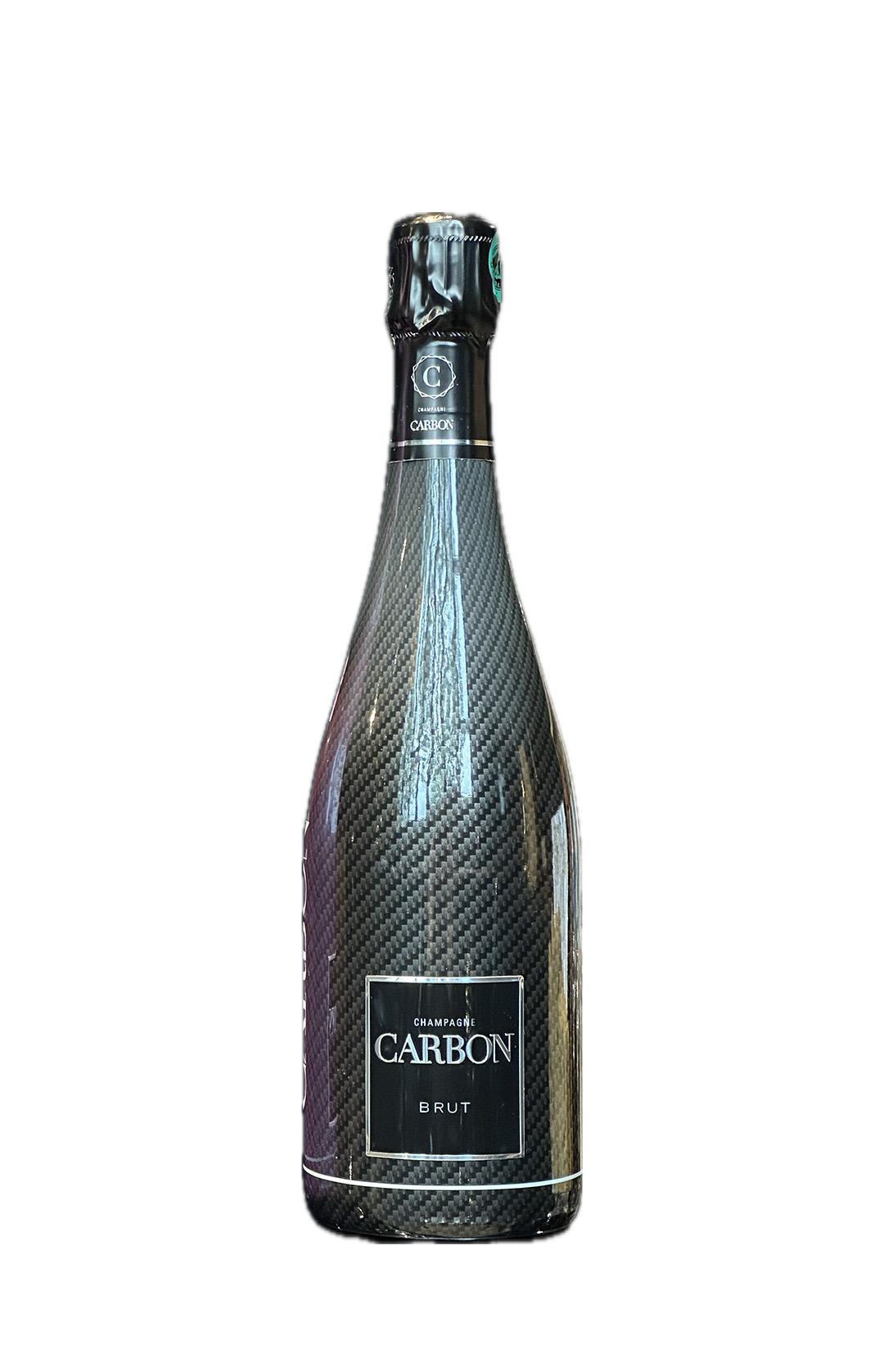 Carbon Champagner Cuvee Brut Carbonoptik Flasche